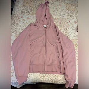 Aritzia TNA Puff Pink Sweatsuit
